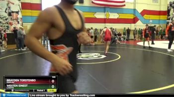 144 lbs Champ. Round 1 - Brayden Torstenbo, Rawlins vs Westen Einest, Laramie