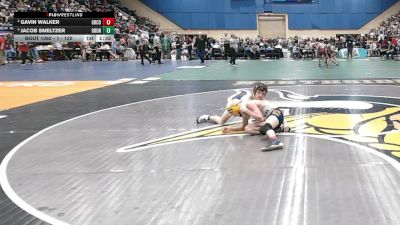 1 - 120 lbs Quarterfinal - Jacob Smeltzer, Grundy vs Gavin Walker, Grayson County