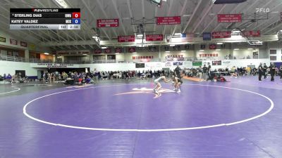 103 lbs Quarterfinal - Katey Valdez, McKendree University vs Sterling Dias, Iowa