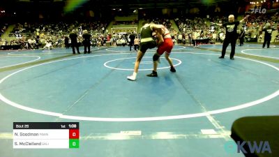 126 lbs Round Of 16 - Nathan Goodman, Pawnee Peewee Wrestling vs Spencer McClelland, Salina Wrestling Club