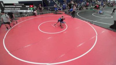 113 lbs Semifinal - Christopher Cardiel, Rancho Bernardo High School Wr vs Pacifico Jr. Garcia, Clovis High