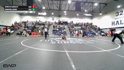 120 lbs Consi Of 8 #2 - Evelyn Angulo, East Central vs Jenifer Lopez, East Central