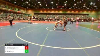 184 lbs Round Of 32 - Kabb Christensen, Southern Oregon vs Quayin Short, Wyoming