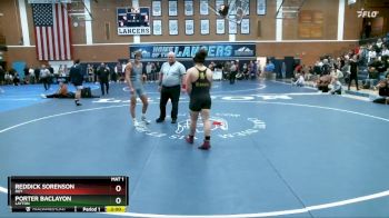 165 lbs Champ. Round 2 - Reddick Sorenson, Roy vs Porter Baclayon, Layton