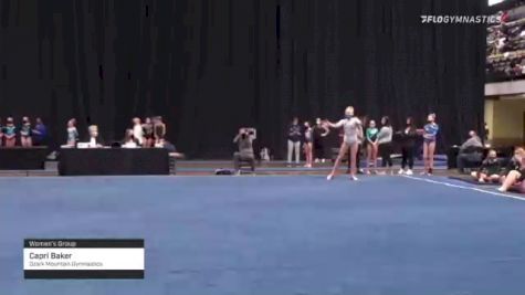 Capri Baker - Women's Group, Ozark Mountain Gymnastics - 2021 Women's Xcel Region 4 Championships
