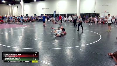 150 lbs Semis & Wb (16 Team) - Owen Mccracken, Team STL Orange vs Jonathan Ward, Team Diamond Fish Pink