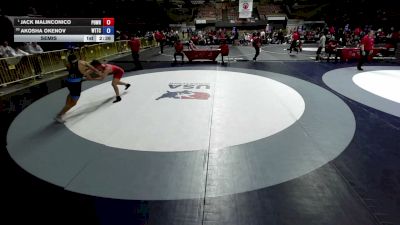 150 lbs Semis - Jack Malinconico, Poway Wrestling vs Akosha Okenov, World Team Training Center