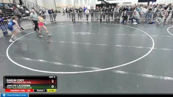 102 lbs Quarterfinal - Jaylyn Lazzerini, Team Tulsa Wrestling Club vs Daelin Cody, Princeton Wrestling Club