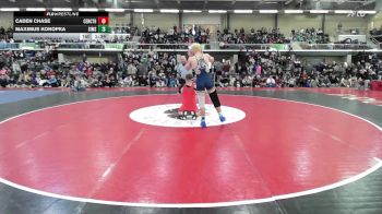 190 lbs Semifinal - Caden Chase, Central Catholic vs Maximus Konopka, Simsbury