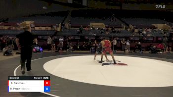 67 lbs Semifinal - Alejandro Sancho, Army (WCAP) vs Robert Perez 111, Sunkist Kids Wrestling Club