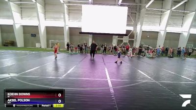 67 lbs Cons. Round 1 - Koehn Downs, ID vs Aksel Polson, WY