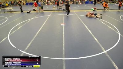 144 lbs Quarterfinal - Dalton Wilson, Summit Wrestling Academy vs Torrey Paplow, Wrestling Brotherhood