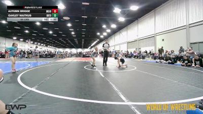 55 lbs Rr Rnd 5 - Autumn Brigge, MOJO K-6 vs Oakley Waitkus, Untouchables Girls Black