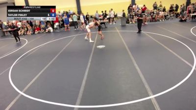 144 lbs Cons. Round 2 - Jordan Schmidt vs Taylor Finley, IL