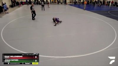 65 lbs Quarterfinal - Isaac Willenbring, Albany vs Josiah Baynes, Waconia