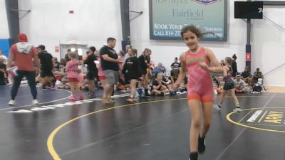 35 lbs Rr Rnd 6 - Scarlet Hunt, MPOWER Girls Wrestling Club - W vs Alsea Goldsby, Mat Demon - W