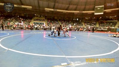 67 lbs Consi Of 16 #1 - Trenton Hosom, CP Wrestling vs Parker Zluticky, Kansas Young Guns