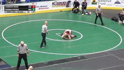 140 lbs Semifinal - Cameron Shaw, Chartiers Houston vs Thomas Potsko, Hanover Area