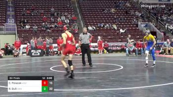 126 lbs Quarterfinal - Conner Polacek, Westmont Hilltop Hs vs Ross Dull, Chestnut Ridge Hs