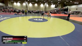 132 lbs Cons. Round 2 - Dillan Chisam, St. Pius X (Kansas City) vs Zach Dennis, Farmington