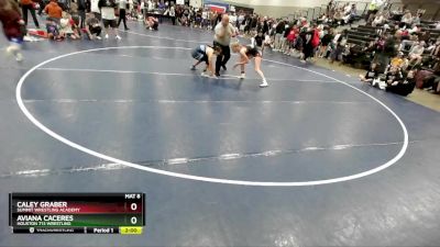 120 lbs Quarterfinal - Caley Graber, Summit Wrestling Academy vs Aviana Caceres, Houston 713 Wrestling