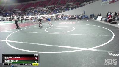 6A-126 lbs Champ. Round 1 - Ryder Nelson, West Salem vs August Tenkhoff, Grant