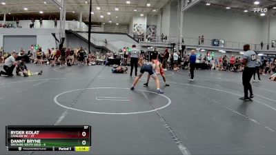 144 lbs Round 6 (8 Team) - Ryder Kolat, Cavalier WC vs Danny Bryne, Orchard South Gold