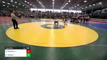 132 lbs Round Of 64 - Drew Mattison, MO vs Arash Yazdani, TN