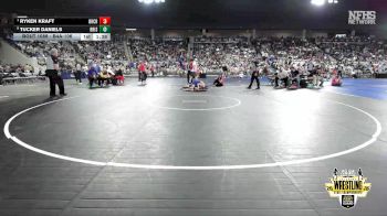 B4A-106 lbs Quarterfinal - Ryken Kraft, Bridge Creek vs Tucker Daniels, Bristow