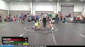 76 lbs Round 2 (6 Team) - Lincoln Weeks, Diamond Fish vs Riley Keen, 84 Athletes