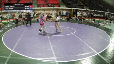 195 lbs Caleb Dalke, Oregon 2 HS Boys vs Alex Kemp, Alaska 1 HS Boys