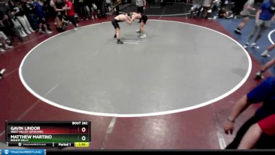 152 lbs Champ. Round 2 - Matthew Martino, Bishop Kelly vs Gavin Lindor, West Valley (Spokane)