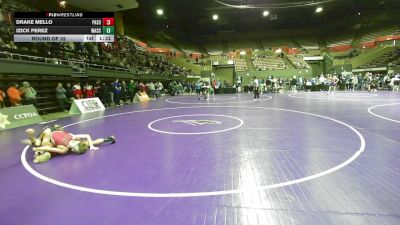 128 lbs Round Of 32 - Drake Mello, Paso Robles vs Izick Perez, Wasco HS