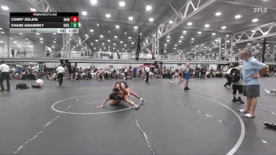 130 lbs Round 3 (10 Team) - Cordy Zolata, Revival Riddlers vs Chase Janawsky, Outlaws MS