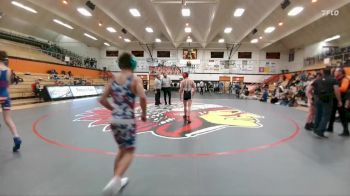 120 lbs Round 4 (6 Team) - Blaine Anderson, DouglasSD vs Keller Dehmel, Worland High School
