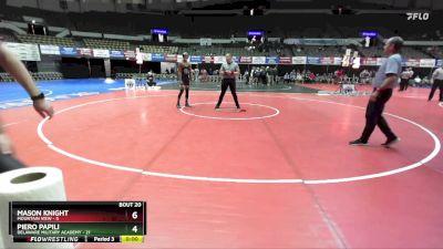 144 lbs Semis & Wb (16 Team) - Rajat Bhaskaran, Delaware Military Academy vs Tyler Traves, Mountain View