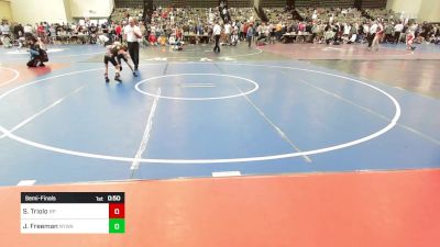 56-M2 lbs Semifinal - Salvatore J Triolo, Rocky Point HS vs Jared Freeman, Newtown (CT) Youth Wrestling
