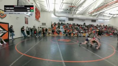 120 lbs 5th Place Match - Aiden Hill, Laurel vs Levi Gale, Riverton