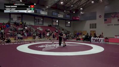 124 lbs Champ. Round 1 - Ileah Brown, Schreiner University vs Emily Light, Minot State