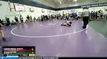 126 lbs Semifinal - Ethan Ritchie, Newberg vs Logan Pekins-Utecht, West Valley Spokane