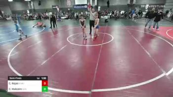 114 lbs Semifinal - Carlos Rojas, Pomona Elite vs Carsen Malcolm, Gering Grinders