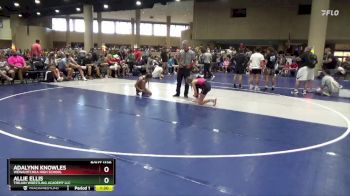 85 lbs Round 2 - Adalynn Knowles, Wewahitchka High School vs Allie Ellis, Trojan Wrestling Academy LLC