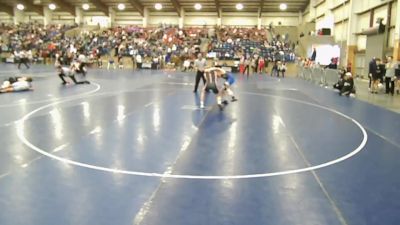 135 lbs Champ. Round 2 - Quinton Carter, Cyprus vs Lane Capps, Park City