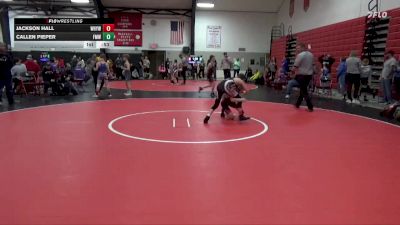 56 lbs 3rd Place Match - Jackson Hall, West Hancock Youth Wrestling vs Callen Pieper, Fort Madison Wrestling