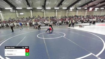 66 lbs Quarterfinal - Dean Simpson, Durango Wrestling Club vs Jeremiah Rosales, Grindhouse WC