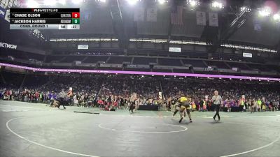 D1-190 lbs Cons. Round 1 - Chase Olson, Clarkston vs Jackson Harris, Rochester Adams