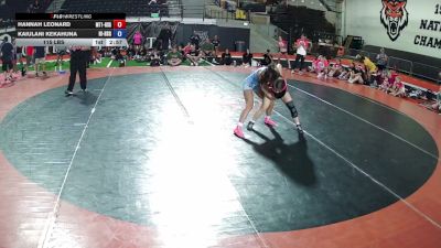 120 lbs Hannah Leonard, Montana 1 HS Girls vs Kaiulani Kekahuna, Hawaii HS Girls