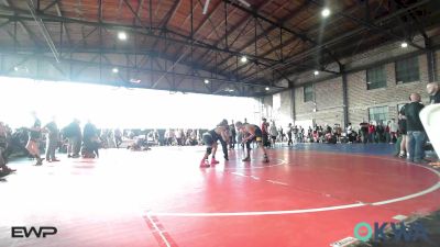 130 lbs Rr Rnd 1 - Clinton Stout Jr., Keystone Kids Wrestling Club vs Elliott Schmidt, Broken Arrow Wrestling Club