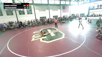 76-85 lbs Cons. Round 2 - Bastian Martin, QJHS vs Camden Chapman, Gladiator Elite WC