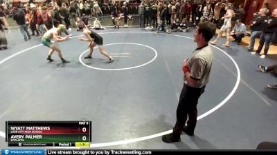 152 lbs Cons. Round 4 - Wyatt Matthews, Lake City High School vs Avery Palmer, Potlatch